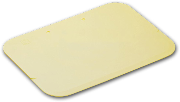 Cream Scraper, Ivory 13.6 x 9.8 cm (5.35" x 3.86")